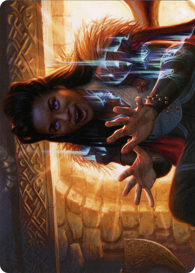 Image of Birgi, God of Storytelling Art Card (ASKHM-031) - Art Series: Kaldheim (Borderless)