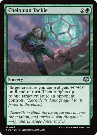 Image of Chelonian Tackle (SOS-142) - Secrets of Strixhaven