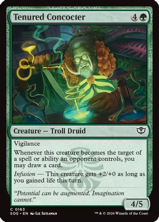 Image of Tenured Concocter (SOS-163) - Secrets of Strixhaven Foil