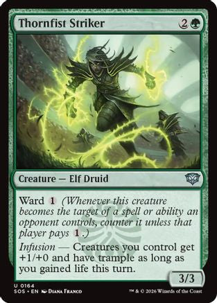 Image of Thornfist Striker (SOS-164) - Secrets of Strixhaven Foil