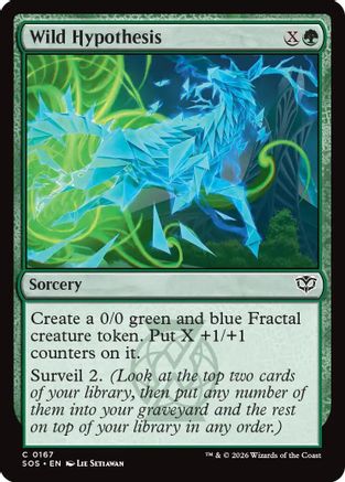 Image of Wild Hypothesis (SOS-167) - Secrets of Strixhaven