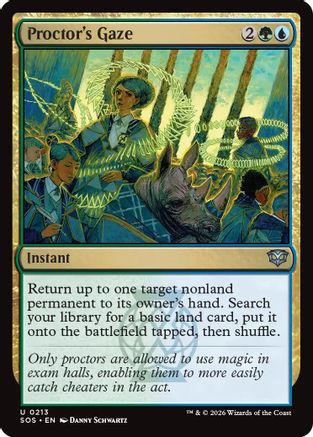 Image of Proctor's Gaze (SOS-213) - Secrets of Strixhaven