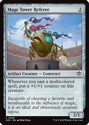 Image of Mage Tower Referee (SOS-249) - Secrets of Strixhaven