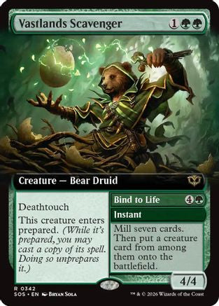 Image of Vastlands Scavenger (Extended Art) (SOS-342) - Secrets of Strixhaven