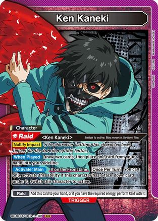 Image of Ken Kaneki (102) (UE18ST/TKG-1-102) - UE18ST Tokyo Ghoul Starter Deck Foil