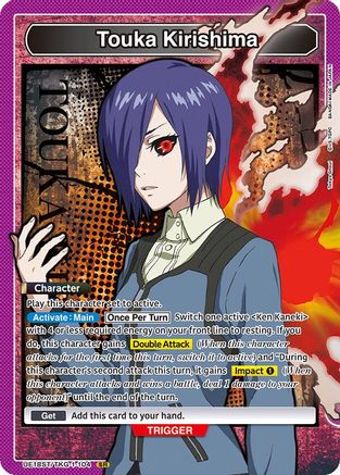 Image of Touka Kirishima (104) (UE18ST/TKG-1-104) - UE18ST Tokyo Ghoul Starter Deck Foil