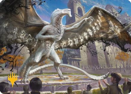 Image of Silverquill, the Disputant Art Card (Gold-Stamped Planeswalker Symbol) (ASSOS-023) - Art Series: Secrets of Strixhaven