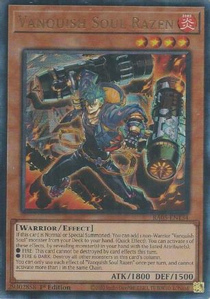 Image of Vanquish Soul Razen (Ultimate Rare) (RA05-EN134) - Rarity Collection 5 1st Edition