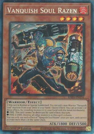 Image of Vanquish Soul Razen (Collector's Rare) (RA05-EN134) - Rarity Collection 5 1st Edition