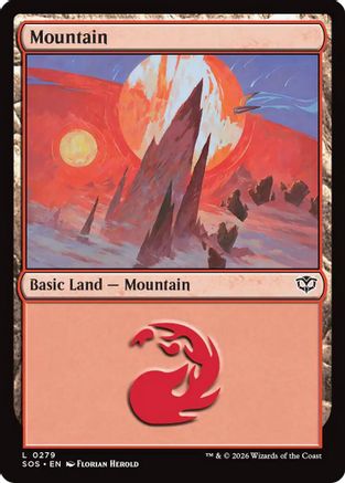 Image of Mountain (0279) (SOS-279) - Secrets of Strixhaven