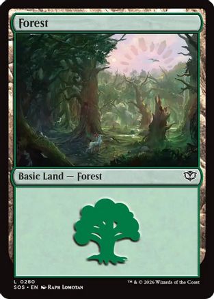 Image of Forest (0280) (SOS-280) - Secrets of Strixhaven