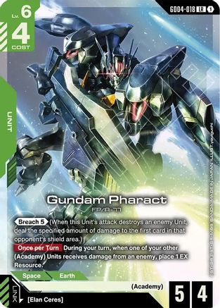 Image of Gundam Pharact (GD04-018) - Phantom Aria Holofoil