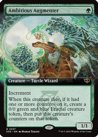 Image of Ambitious Augmenter (Extended Art) (SOS-337) - Secrets of Strixhaven Foil