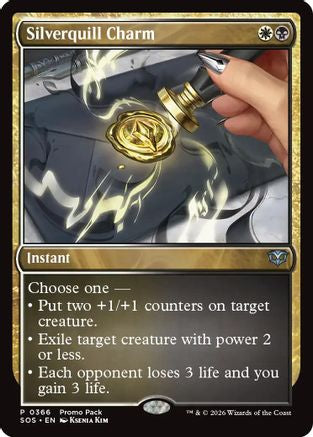 Image of Silverquill Charm (PPSOS-365) - Promo Pack: Secrets of Strixhaven Foil