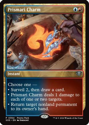 Image of Prismari Charm (PPSOS-364) - Promo Pack: Secrets of Strixhaven