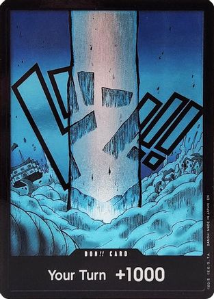 Image of DON!! Card (Enel Lightning) (Double Pack Set Vol. 10) - Adventure on Kami's Island Foil