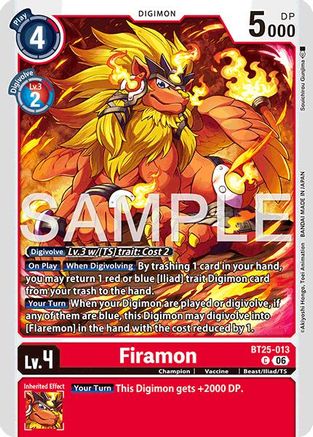Image of Firamon (BT25-013) - Dual Revolution