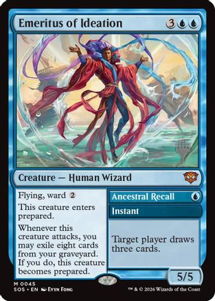Image of Emeritus of Ideation (PPSOS-045) - Promo Pack: Secrets of Strixhaven