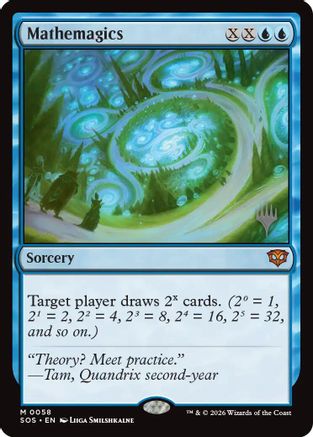 Image of Mathemagics (PPSOS-058) - Promo Pack: Secrets of Strixhaven Foil
