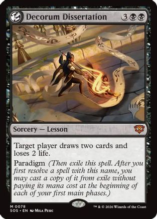 Image of Decorum Dissertation (PPSOS-078) - Promo Pack: Secrets of Strixhaven