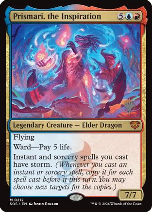 Image of Prismari, the Inspiration (PPSOS-212) - Promo Pack: Secrets of Strixhaven Foil