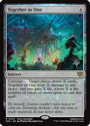 Image of Together as One (PPSOS-004) - Promo Pack: Secrets of Strixhaven Foil