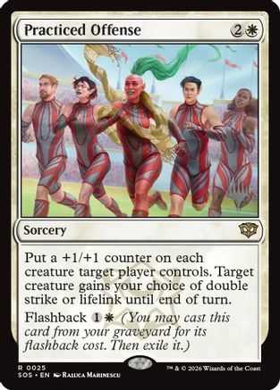 Image of Practiced Offense (PPSOS-025) - Promo Pack: Secrets of Strixhaven