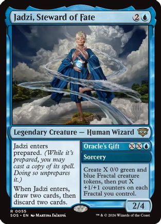 Image of Jadzi, Steward of Fate (PPSOS-055) - Promo Pack: Secrets of Strixhaven Foil