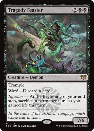 Image of Tragedy Feaster (PPSOS-102) - Promo Pack: Secrets of Strixhaven Foil