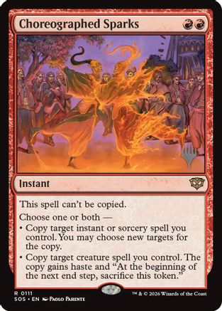 Image of Choreographed Sparks (PPSOS-111) - Promo Pack: Secrets of Strixhaven