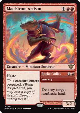Image of Maelstrom Artisan (PPSOS-122) - Promo Pack: Secrets of Strixhaven Foil