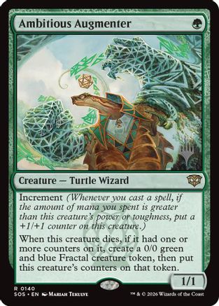 Image of Ambitious Augmenter (PPSOS-140) - Promo Pack: Secrets of Strixhaven Foil