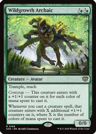 Image of Wildgrowth Archaic (PPSOS-168) - Promo Pack: Secrets of Strixhaven