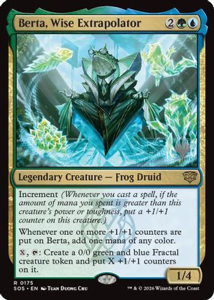 Image of Berta, Wise Extrapolator (PPSOS-175) - Promo Pack: Secrets of Strixhaven