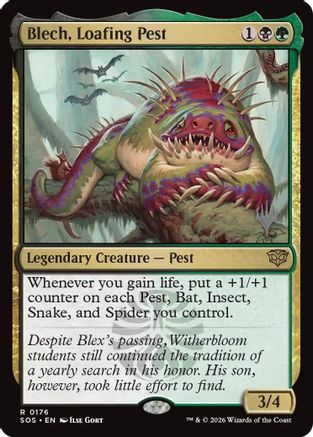 Image of Blech, Loafing Pest (PPSOS-176) - Promo Pack: Secrets of Strixhaven
