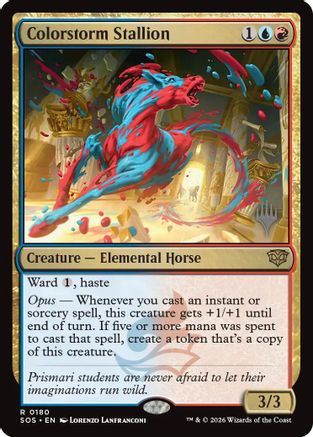 Image of Colorstorm Stallion (PPSOS-180) - Promo Pack: Secrets of Strixhaven