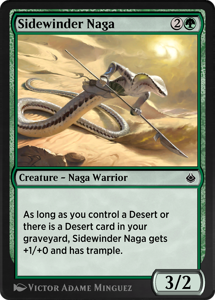 Image of Sidewinder Naga (AKR-218) - Amonkhet Remastered