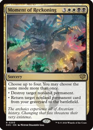 Image of Moment of Reckoning (PPSOS-205) - Promo Pack: Secrets of Strixhaven