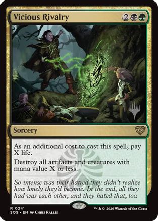 Image of Vicious Rivalry (PPSOS-241) - Promo Pack: Secrets of Strixhaven