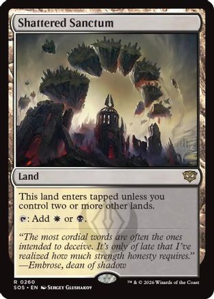 Image of Shattered Sanctum (PPSOS-260) - Promo Pack: Secrets of Strixhaven Foil