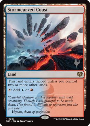 Image of Stormcarved Coast (PPSOS-263) - Promo Pack: Secrets of Strixhaven