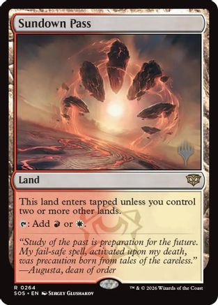 Image of Sundown Pass (PPSOS-264) - Promo Pack: Secrets of Strixhaven