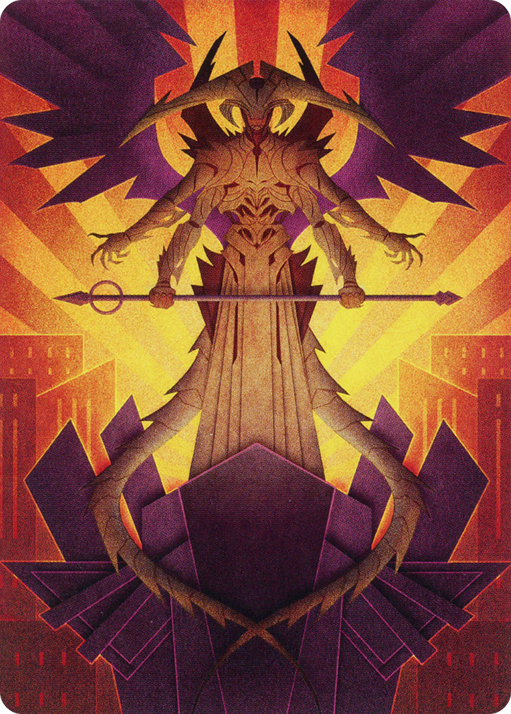Image of Atraxa, Praetors' Voice // Atraxa, Praetors' Voice (AMOM-077) - March of the Machine Art Series (Borderless) Foil