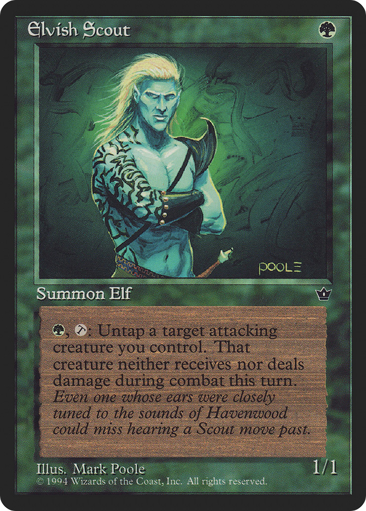 Image of Elvish Scout (FEM-) - Fallen Empires