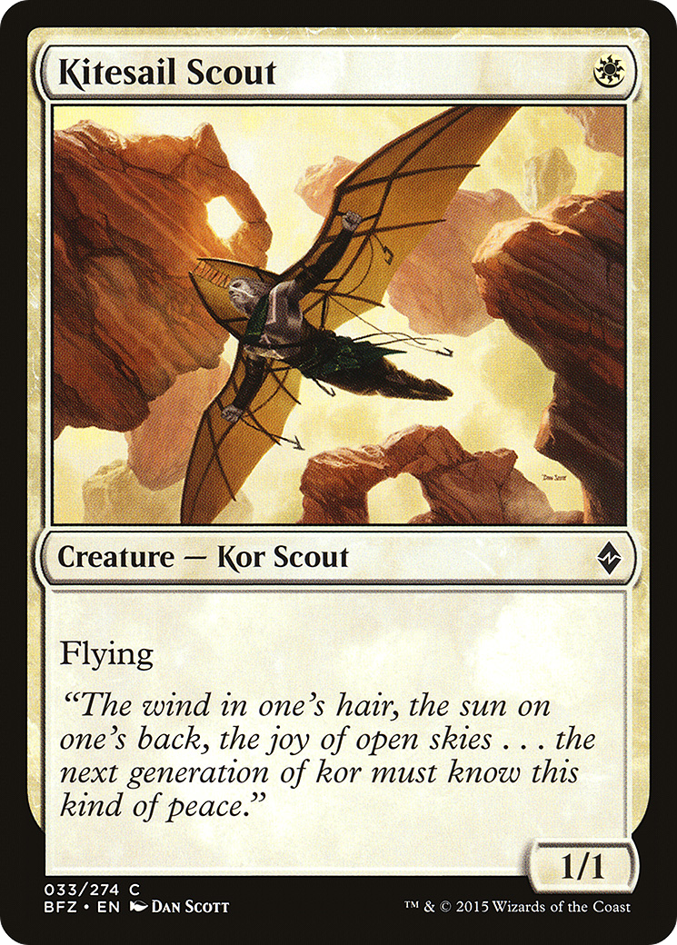 Image of Kitesail Scout (BFZ-033) - Battle for Zendikar