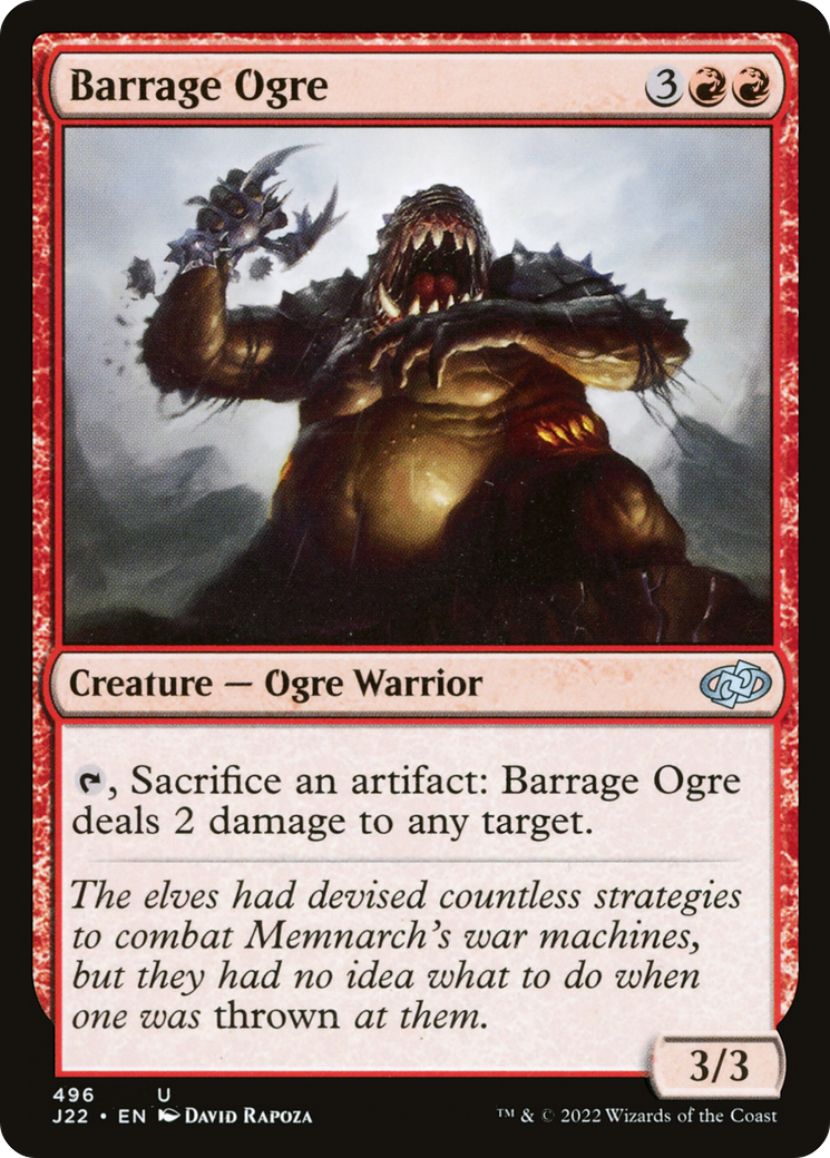 Image of Barrage Ogre (J22-496) - Jumpstart 2022