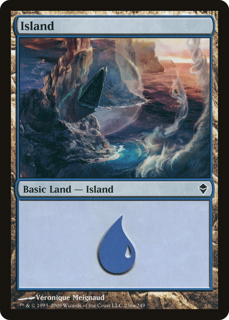 Image of Island (236a) (ZEN-236A) - Zendikar