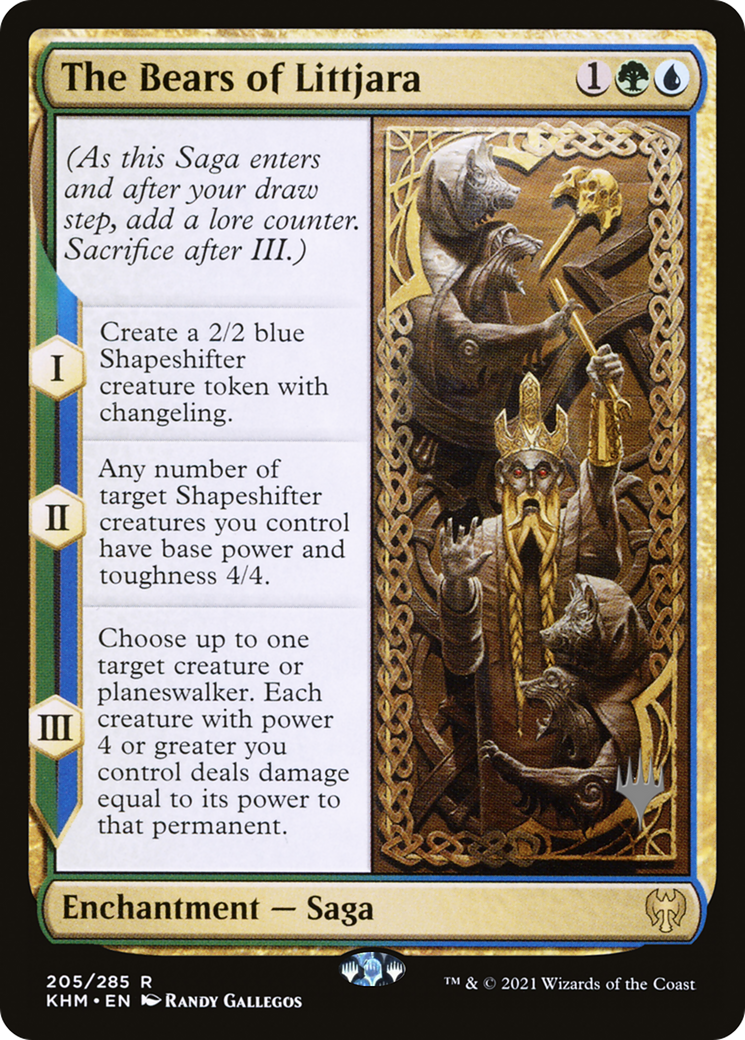Image of The Bears of Littjara (PPKHM-205P) - Kaldheim Promos Foil