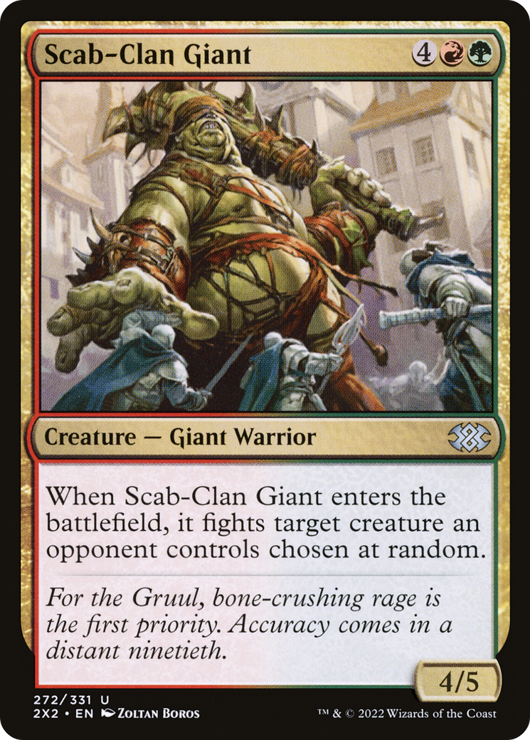 Image of Scab-Clan Giant (2X2-272) - Double Masters 2022 Foil