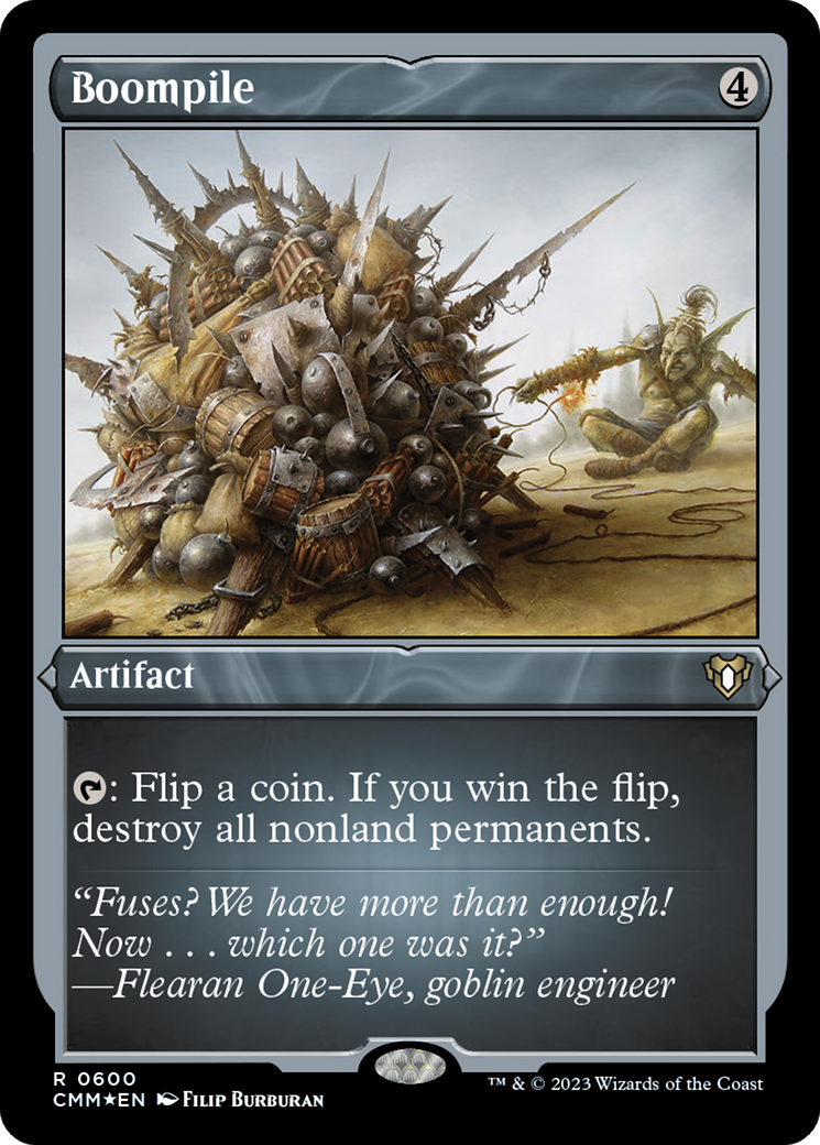 Image of Boompile (CMM-600) - Commander Masters Etched Foil